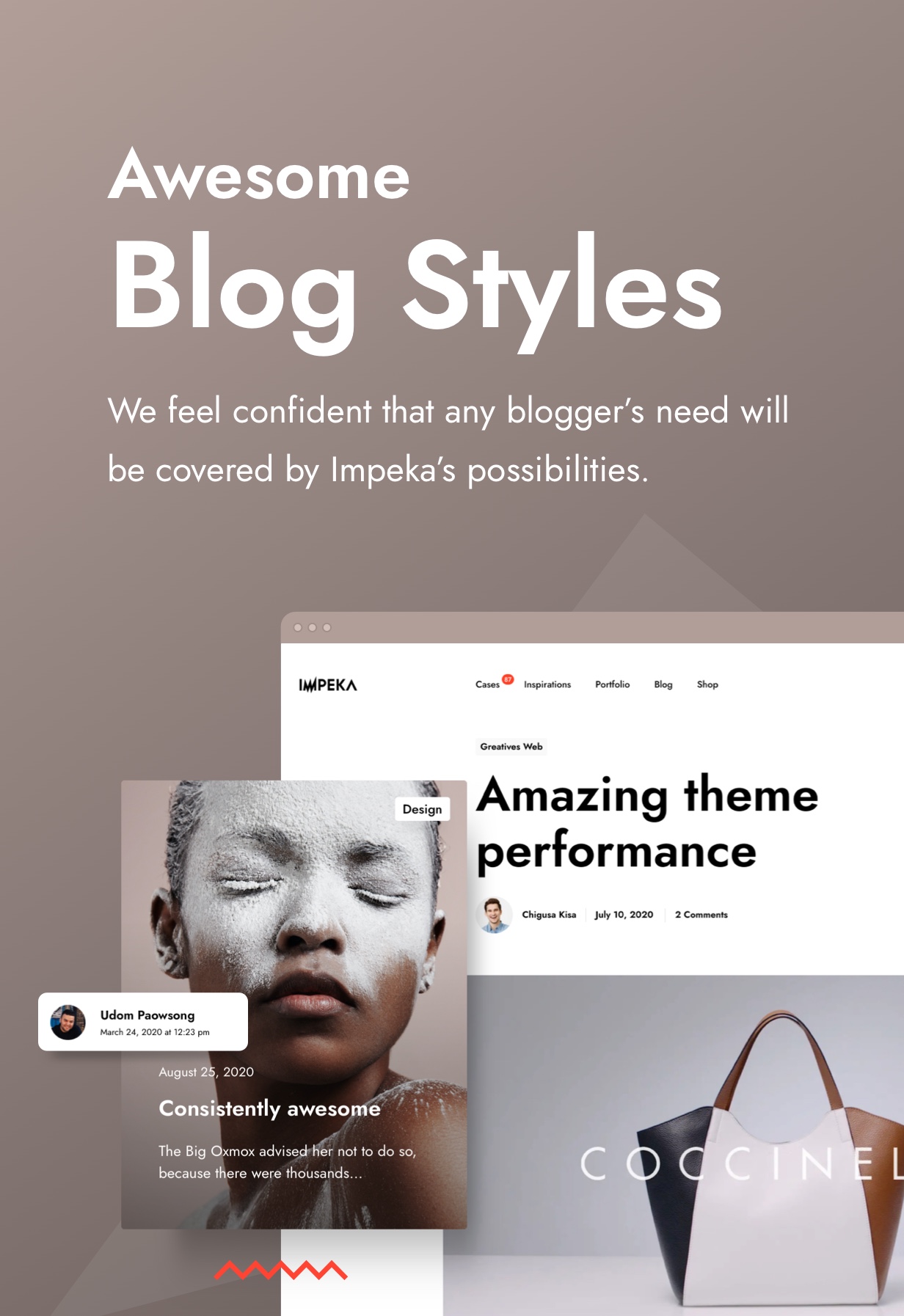 Impeka Premium Multipurpose WordPress theme for your Blog by Greatives